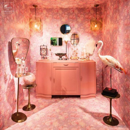 Real antique sideboard  -PINK finish