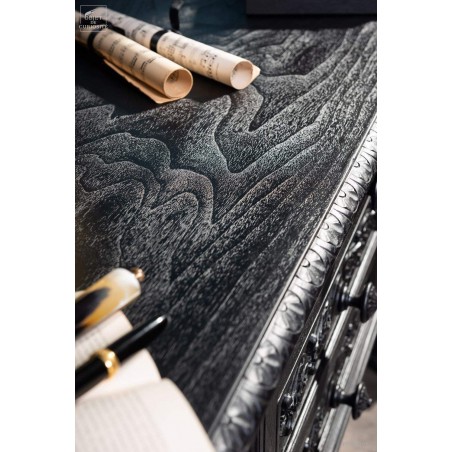 Console sur pietement pattes de lion