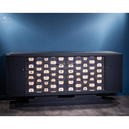 Real antiq sideboard  - mat black finish