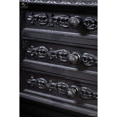 Console sur pietement pattes de lion