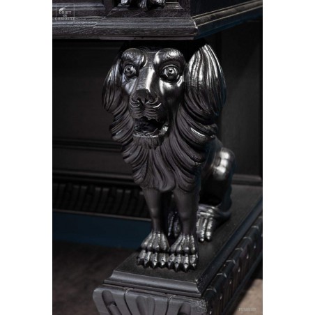 Console sur pietement pattes de lion