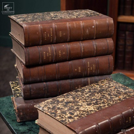 98 old brown books